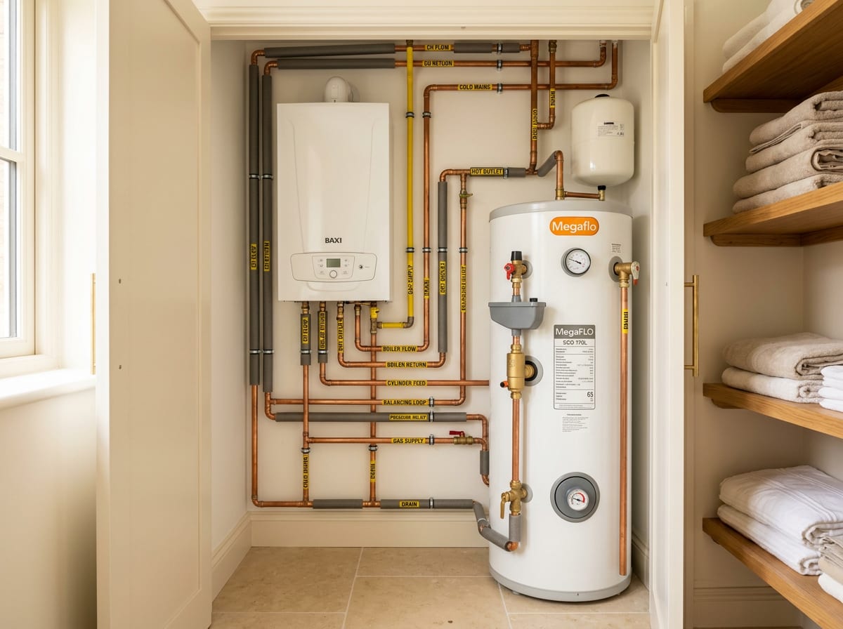 System boiler & cylinder upgrade
